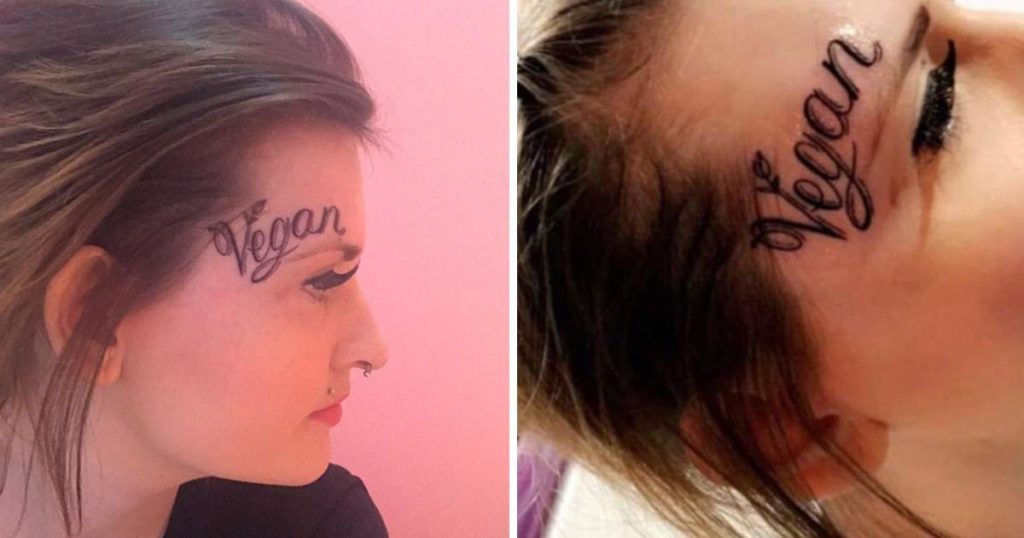 18-летняя чешка с татуировкой на лице зажигает на кастинге