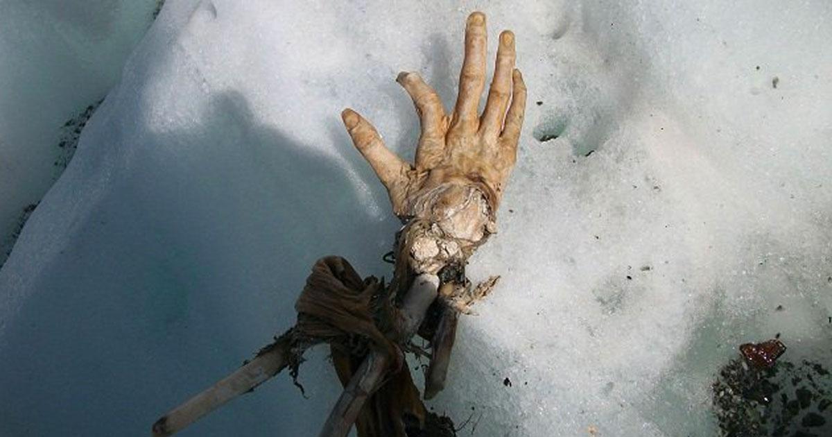 Un avion s’écrase dans les Alpes et une passagère est démembrée. 50 ans plus tard, un homme trouve sa main intacte.