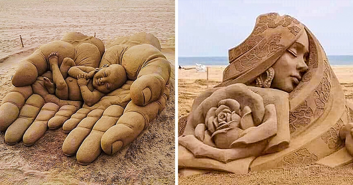 27 Photos qui montrent qu’en utilisant le sable on peut réaliser de véritables œuvres d’art