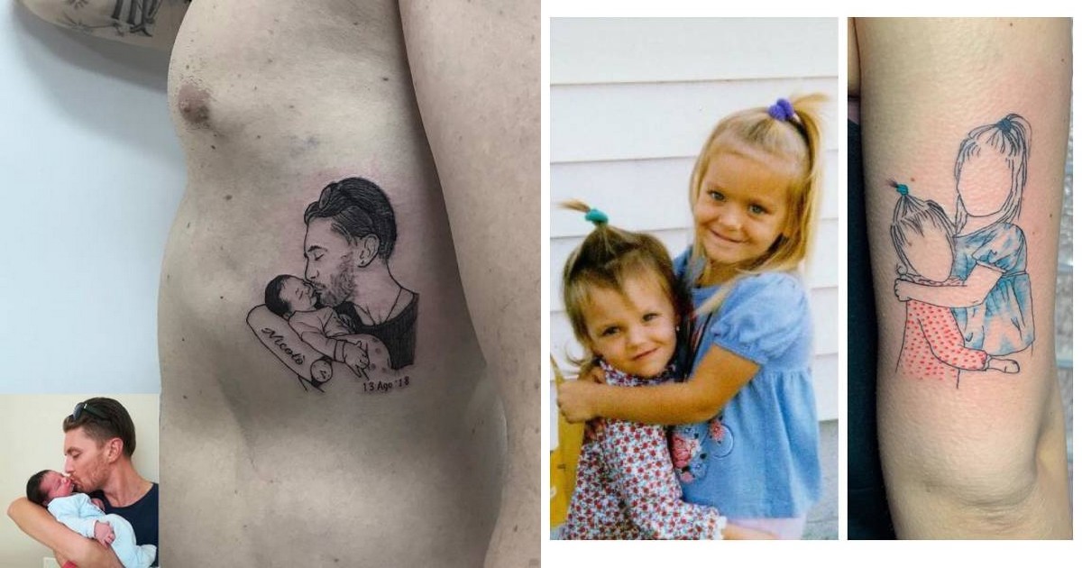 Ces tatouages immortalisent des moments extrêmement précieux et intimes