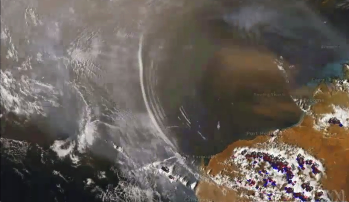 VIDEO : un phénomène rare d’ondes de gravité observé au large de l’Australie