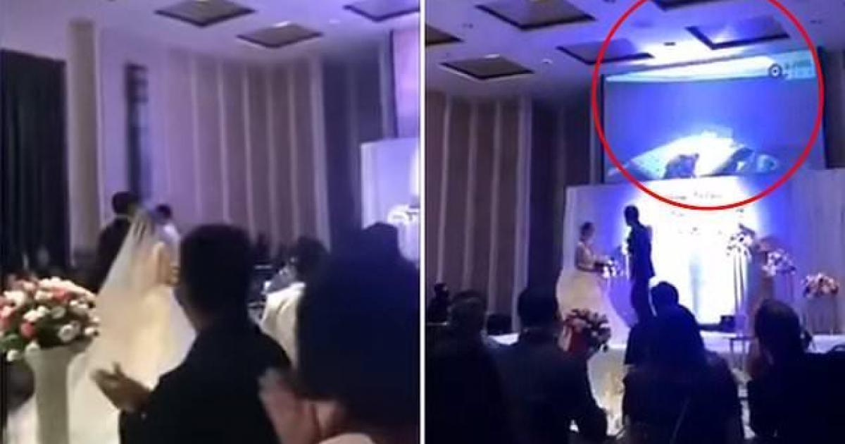 Un marié se venge de sa fiancée infidèle en présentant aux invités de son mariage la vidéo d’elle au lit avec son beau-frère.