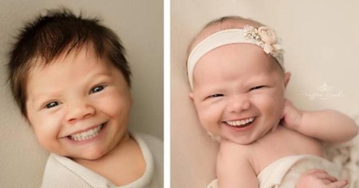 Une photographe ajoute une dentition complète à des bébés grâce à Photoshop