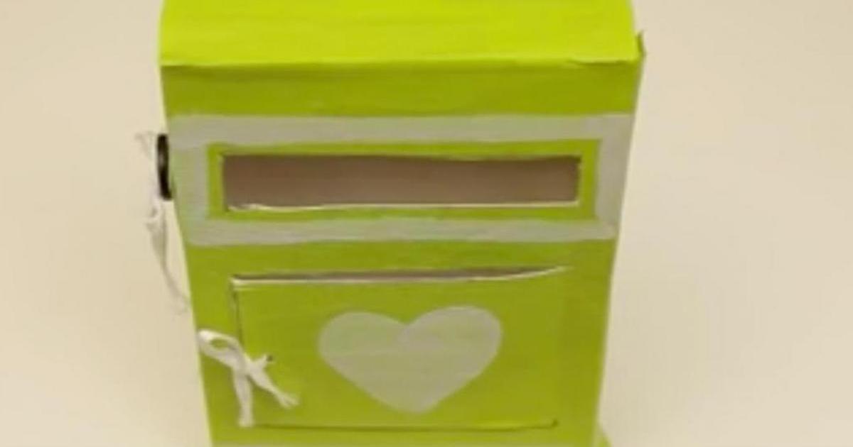 Idée brico pour la Saint-Valentin: une jolie boite à lettres thématique!