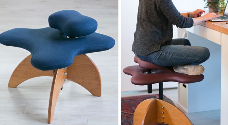 Voici la chaise pour tous ceux qui aiment s’asseoir au bureau les jambes croisées