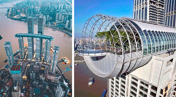 Chine : un spectaculaire ‘gratte-ciel horizontal’ permet d’observer le panorama depuis le sol en verre
