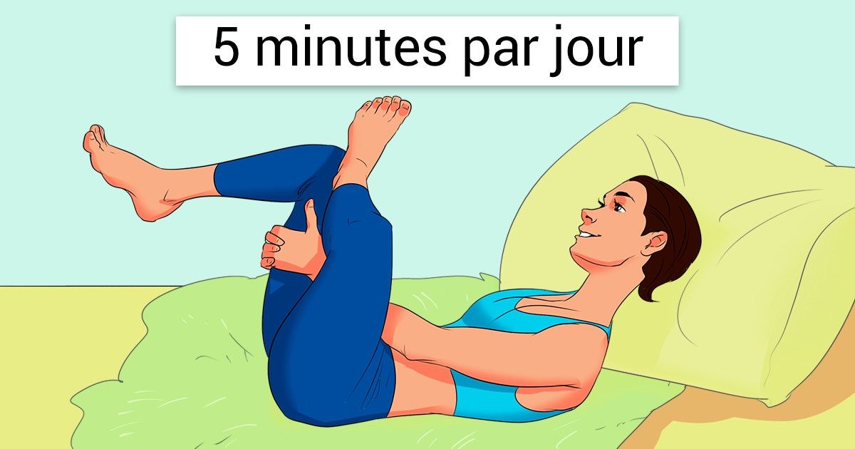 10 Exercices faciles pour les paresseux qui vont rÃ©veiller ton corps