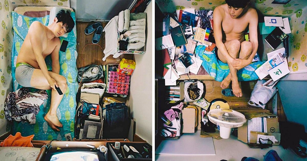 Un photographe montre la dure rÃ©alitÃ© de la vie dans une chambre de 4 mÃ¨tres carrÃ©s en CorÃ©e du Sud