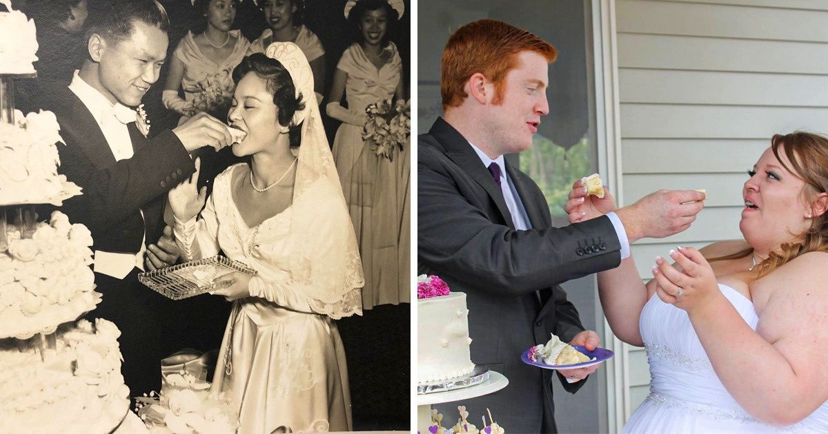 16 Photos montrant les diffÃ©rences entre les mariages dâavant et ceux dâaujourdâhui