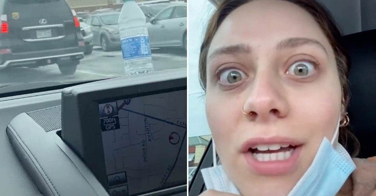 Elle trouve une bouteille d’eau sur sa voiture et apprend qu’il s’agit d’une technique de kidnappeur