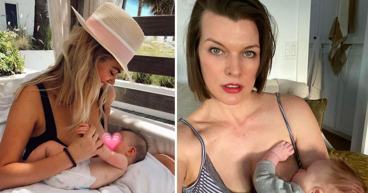 15 images de mamans très connues du public qui ne se gênent pas pour allaiter.