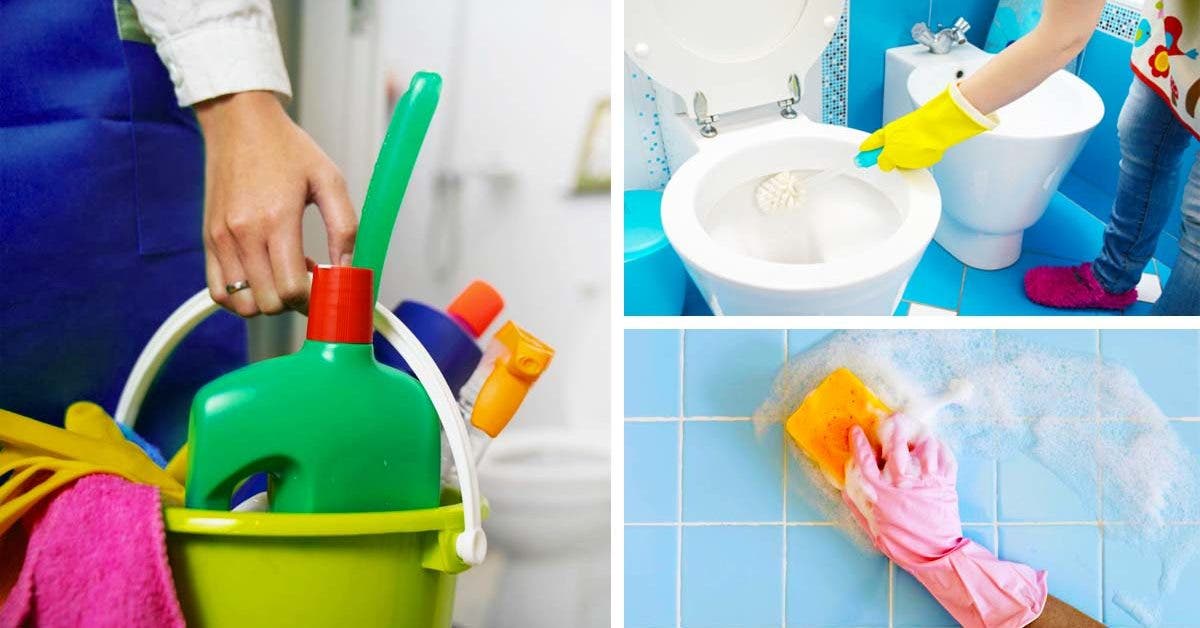 Comment nettoyer la salle de bain en moins de 10 minutes ? 5 astuces qui fonctionnent