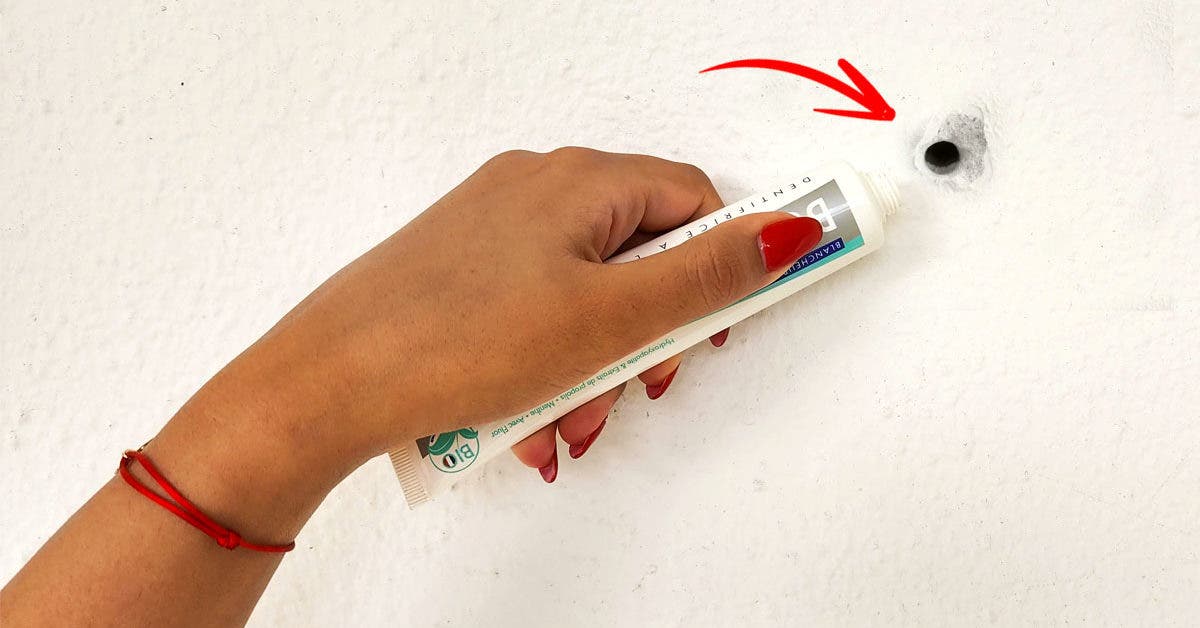 Comment reboucher les trous d’un mur avec du dentifrice ? Vous serez ravi du résultat