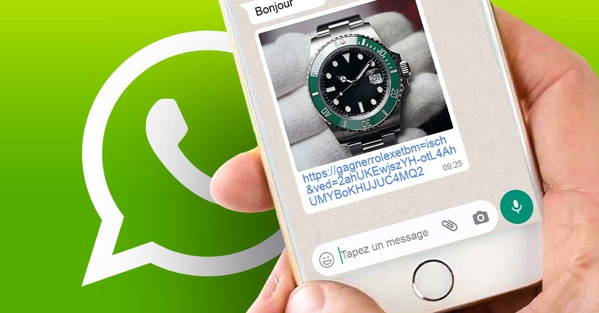 Gagner une Rolex sur WhatsApp : l’arnaque qui sévit pour escroquer les imprudents