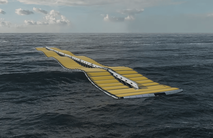Sea Wave Energy présente une nouvelle version de sa centrale houlomotrice flottante