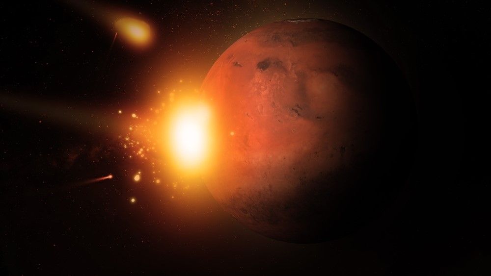 L’astéroïde colossal qui déclencha un mégatsunami sur Mars