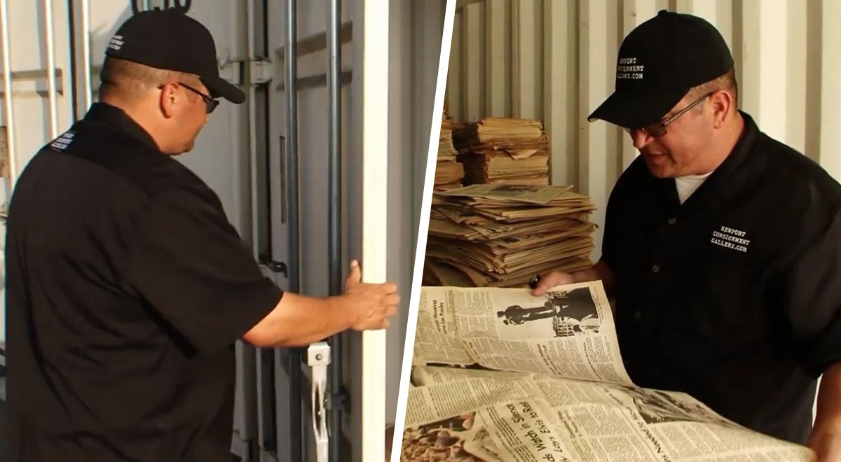 Il achète un entrepôt pour 680€ et trouve de vieux journaux à l’intérieur : leur valeur est d’environ 85 000€
