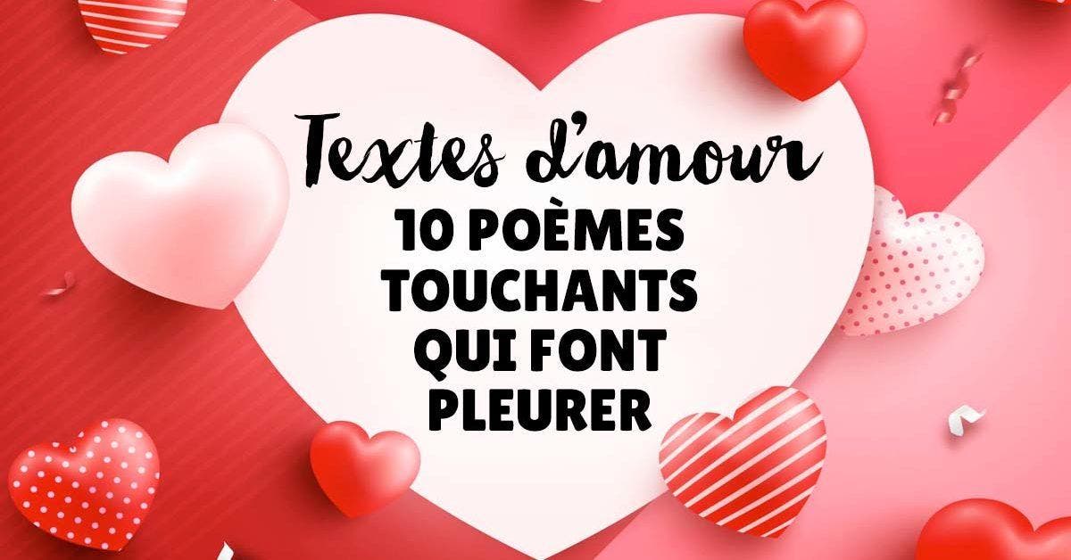 Textes d’amour : 10 poèmes touchants qui font pleurer