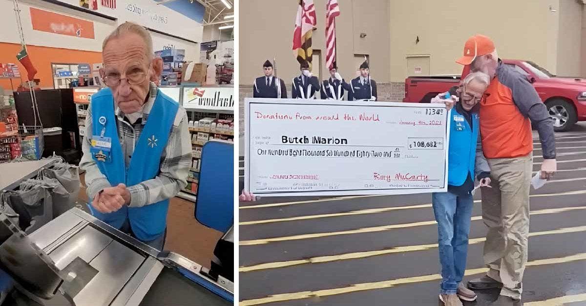 À 82 ans, il travaille comme caissier au supermarché : un client au grand cœur récolte 92 000 euros pour l’aider à partir en retraite.